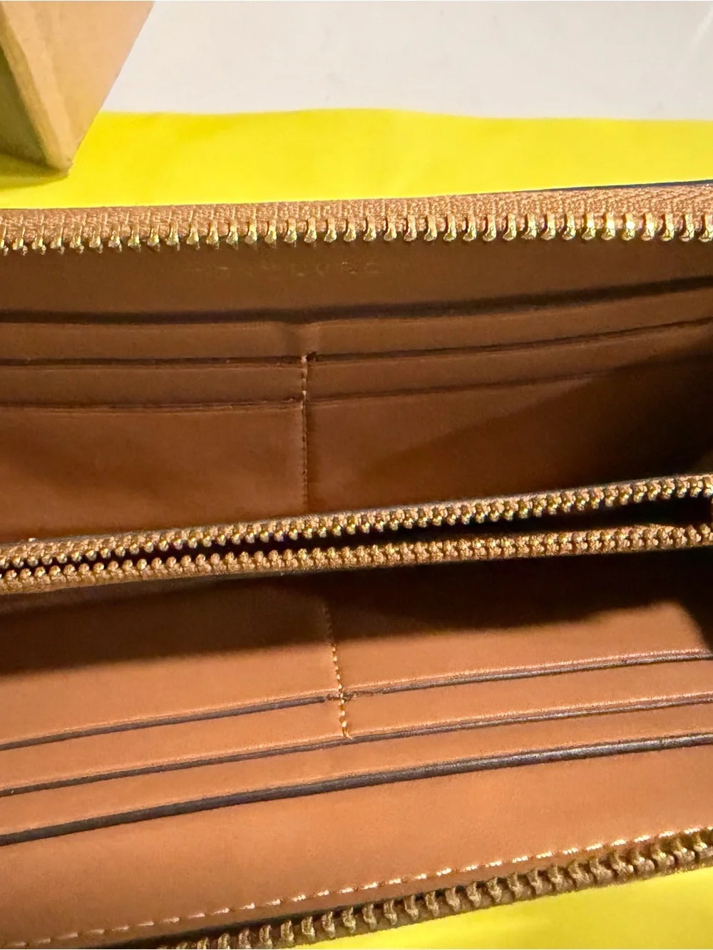 Tory Burch Black Quilted Leather Long Wallet